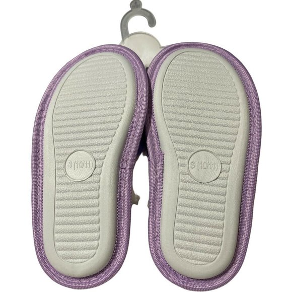 🐶Girl’s Slippers Size S(10-11)VIP Tie Dye Lilac Faux Fur with nail polish - Picture 9 of 12